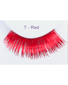 Sepia Metallic Red Eyelash - MaxWigs