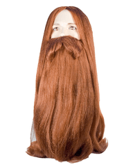 Lacey Costume Bargain Viking Long Norse Beard and Wig Set - MaxWigs