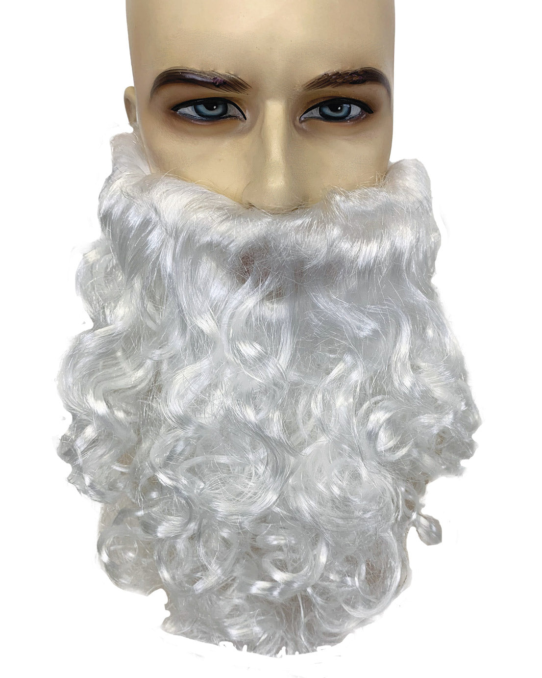 Santa Curly Beard and Mustache Set