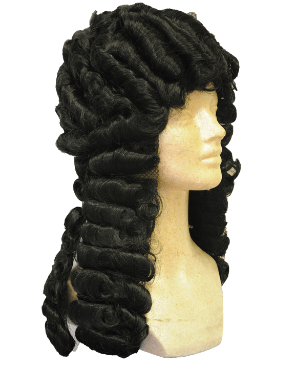 Lacey Costume Bargain Version Judge Colonial Parliament Wig AT143 - MaxWigs, Costume wig, theatre wig, theater wig, mens costume wig, cosplay wig, mens cosplay wig ,17th century wig, barrister wig, colonial wig, judge wig