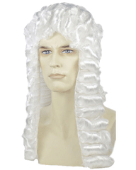 Lacey Costume Bargain Version Judge Colonial Parliament Wig AT143 - MaxWigs
