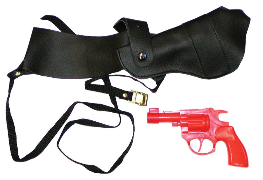 Morris Shoulder Holster With Gun - MaxWigs
