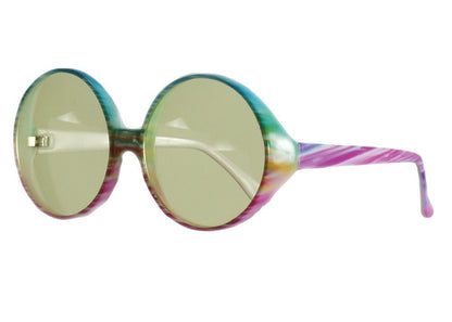 Morris Glasses Peace Tie-dye Multi - MaxWigs