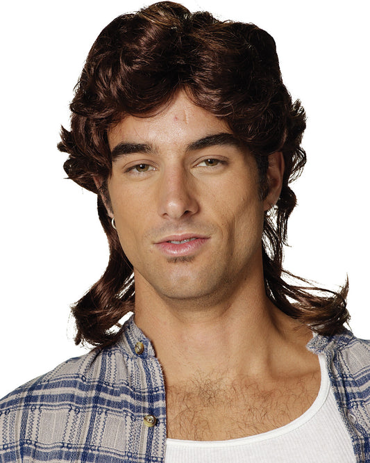 Mullet Wig Brown