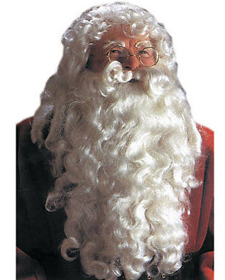 Deluxe Santa Wig And Beard