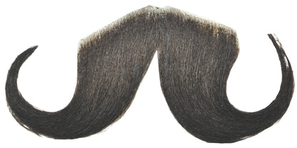 Morris Mustache 20s Black Human - MaxWigs