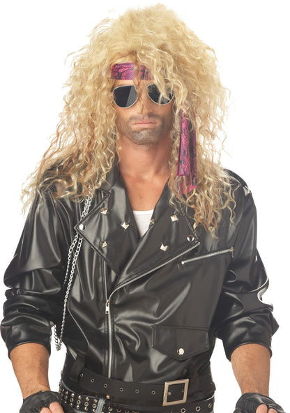 Morris Heavy Metal Rocker Blonde Wig - MaxWigs