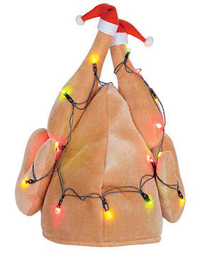 Christmas Turkey Hat Light Up