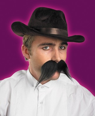 Morris Moustache Gambler - MaxWigs