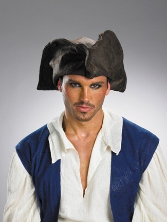 Morris Jack Sparrow Pirate Hat Adult - MaxWigs