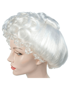 Lacey Costume Mrs. Santa Deluxe Gibson Girl Upsweep American Beauty Wig - MaxWigs
