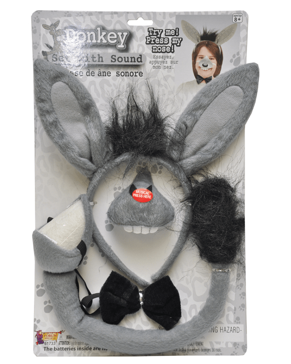 Morris Donkey Set with Sound - MaxWigs