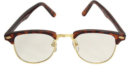 Morris Mr 50's Clear Glasses - MaxWigs