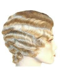 Lacey Costume Fingerwave Short Flapper 1920s Marcel Wig - MaxWigs