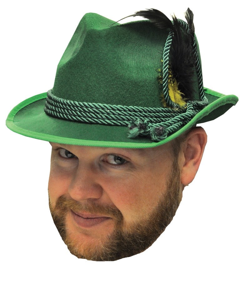 Morris Octoberfest Hat Green - MaxWigs