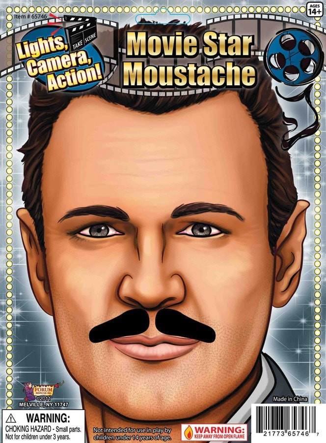 Morris Moustache Hollywood Vintage - MaxWigs