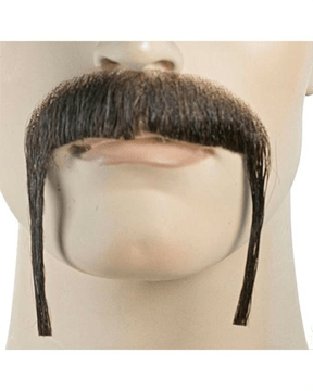Lacey Costume Fu Manchu M11L Human Hair Handmade Mustache - MaxWigs