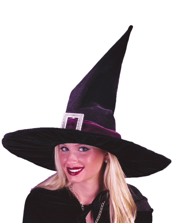 Witch Hat Pleated Velour