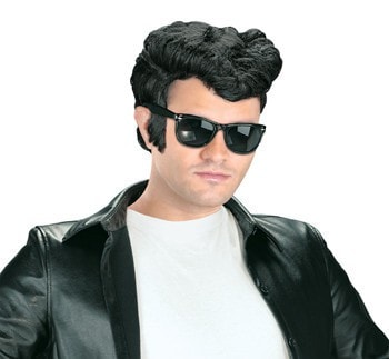 Morris Greaser Wig Black - MaxWigs
