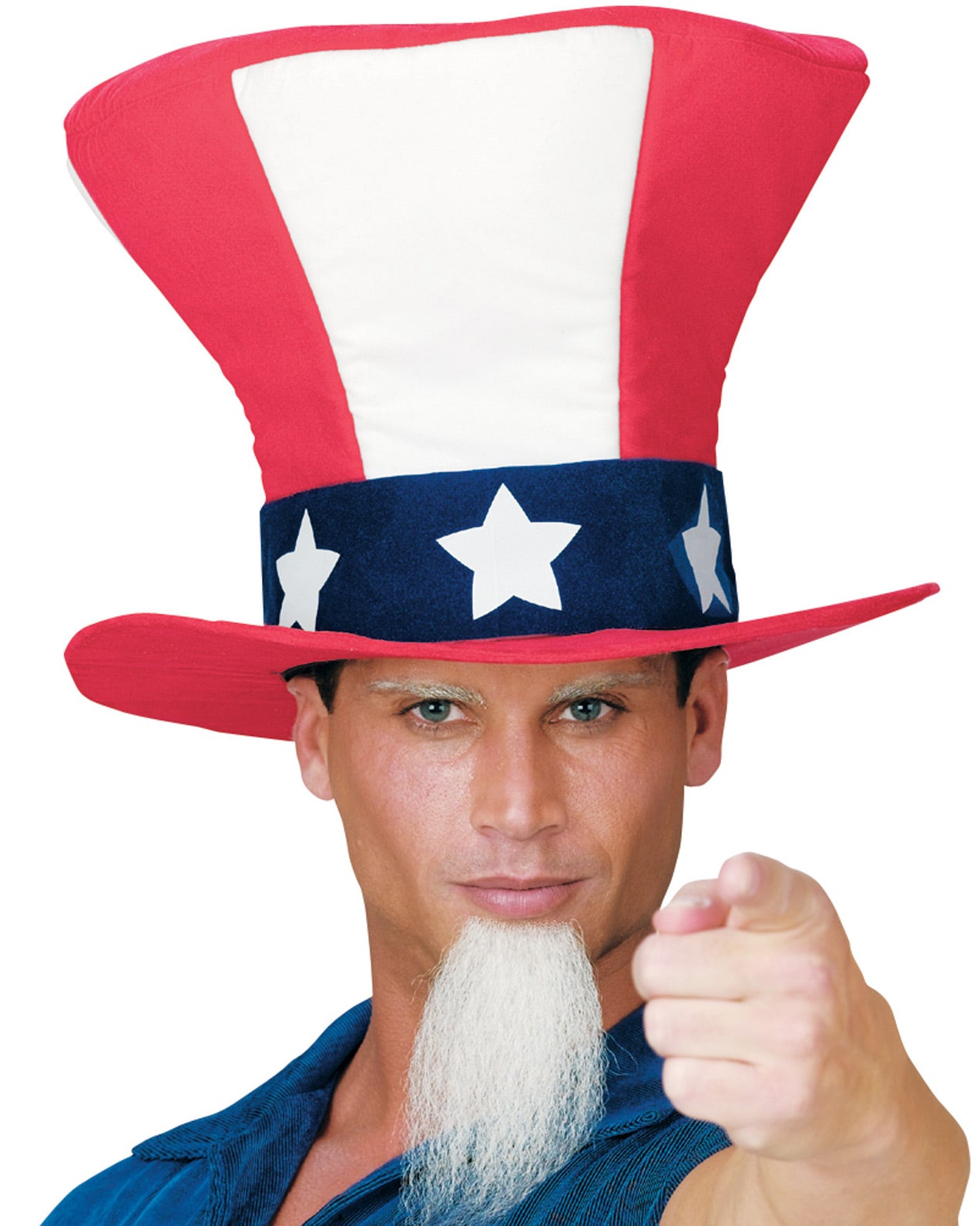 Uncle Sam Hat W Beard