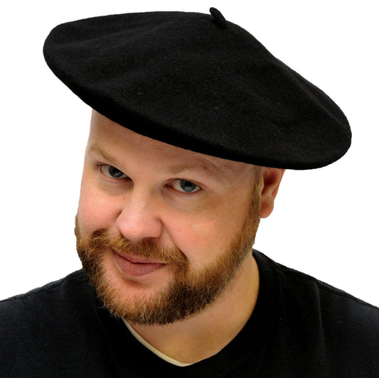 Morris Beret Black - MaxWigs