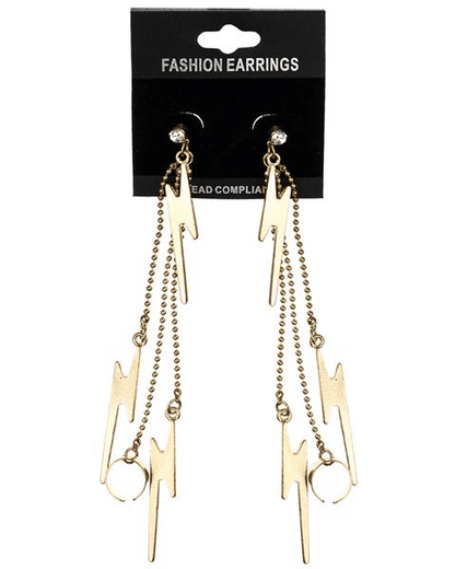 Morris Earrings Lightning - MaxWigs
