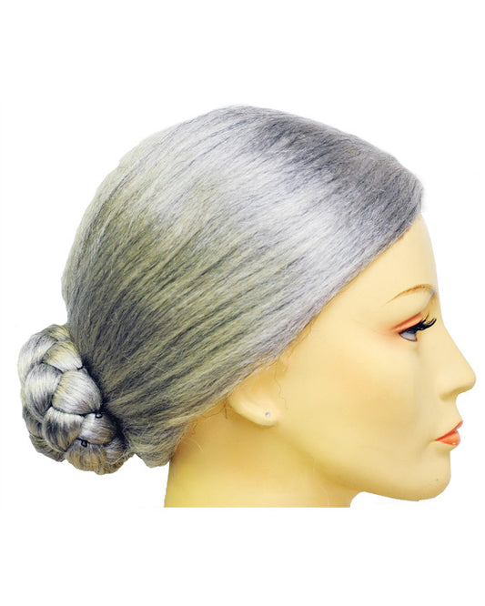 Bargain Old Lady Bun Psycho Wig