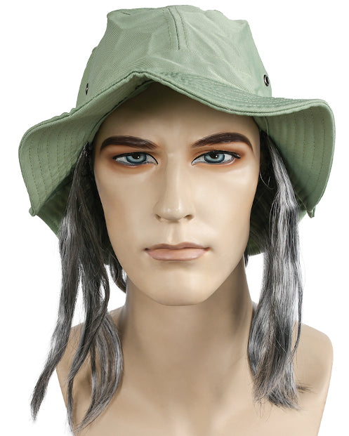 Tramp Hat with Hair