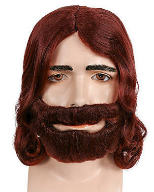 Biblical Discount Wig Beard Mustache Set B367L Jesus