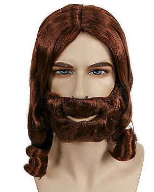 Biblical Discount Wig Beard Mustache Set B367L Jesus