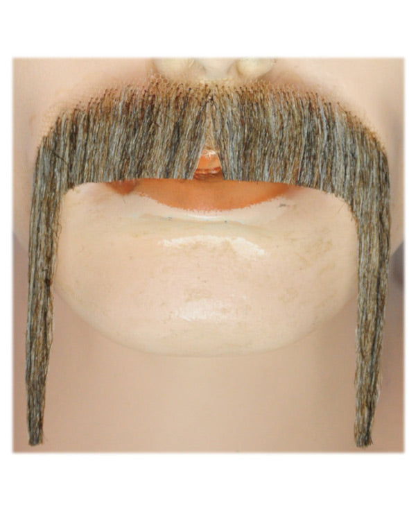 Fu Manchu Synthetic Blend Handmade Mustache