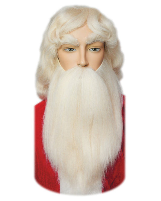 costume santa wig, santa beard, santa wig, santa mustache, santa eyebrows, christmas wigs, st. nicholas wig, st  nicholas beard, santa beard set, wig and beard for santa