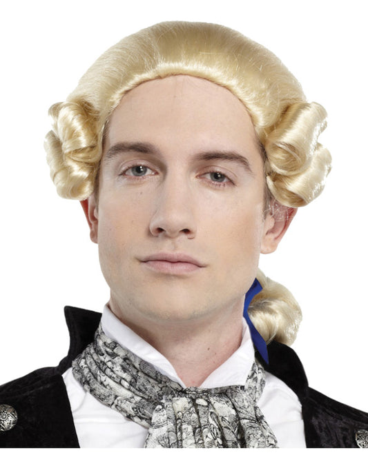Costume wig, theatre wig, theater wig, mens costume wig, cosplay wig, mens cosplay wig ,17th century wig, barrister wig, colonial wig, judge wig