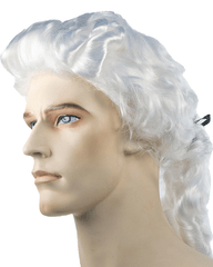 Lacey Costume Special Bargain Colonial Man - MaxWigs Costume wig, theatre wig, theater wig, mens costume wig, cosplay wig, mens cosplay wig ,17th century wig, barrister wig, colonial wig, judge wig