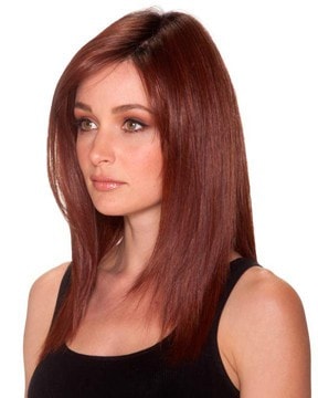 Straight Press 18" Lace Front Heat Friendly Wig