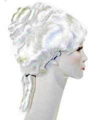 Lacey Costume Colonial Lady 18th Century Upsweep Wig - MaxWigs